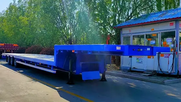 Lengva aukšto ir žemo denio puspriekabė užtikrina efektyvią logistiką